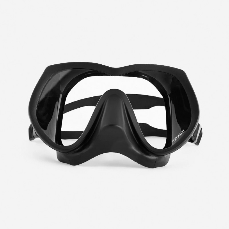 respirators - masks - scuba diving - POSEIDON BLACK LINE MASK SCUBA DIVING