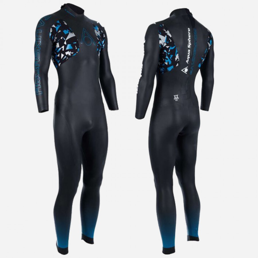 suits - swimming - AQUASKIN FULL SUIT V3 - MEN'S OPEN WATER WETSUIT SWIMMING