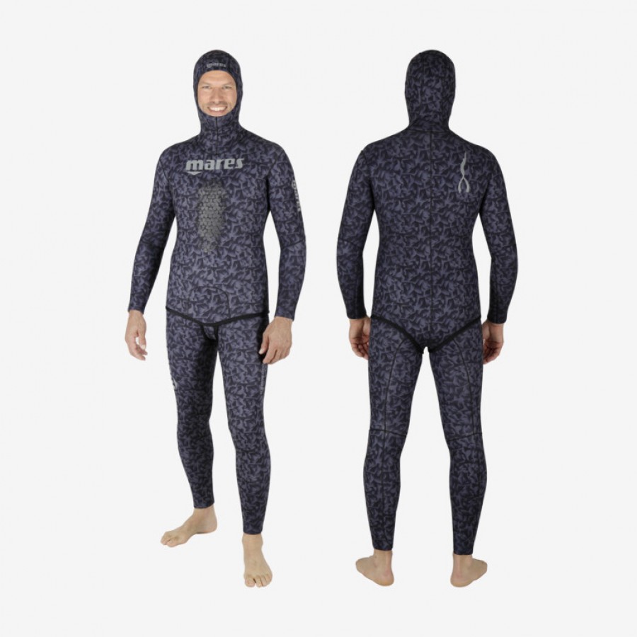 spearfishing suits - freediving - spearfishing - WETSUIT POLYGON MARES 3mm SPEARFISHING / FREEDIVING